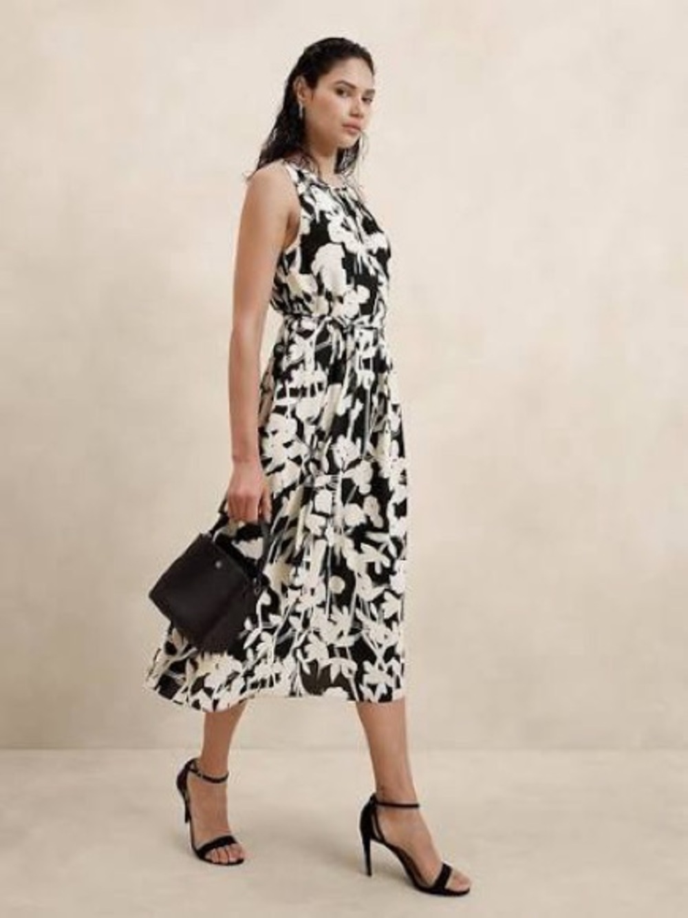 Banana Republic Factory Georgette Midi Shift Dress